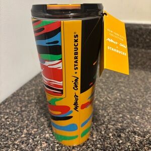 Starbucks x Marcos Chin New York City- 16oz Stainless Steel Tumbler NWT